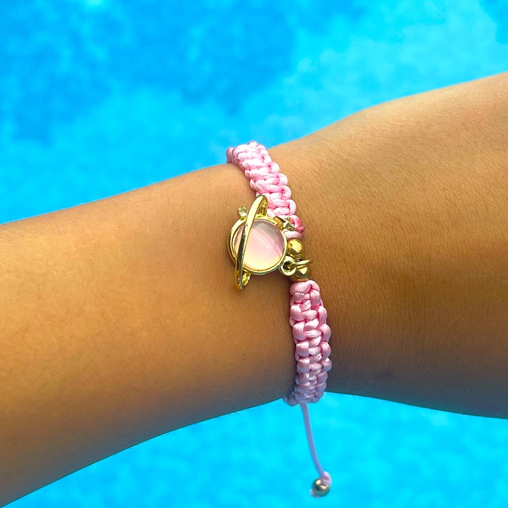 Pink Saturn bracelet🩷🪐